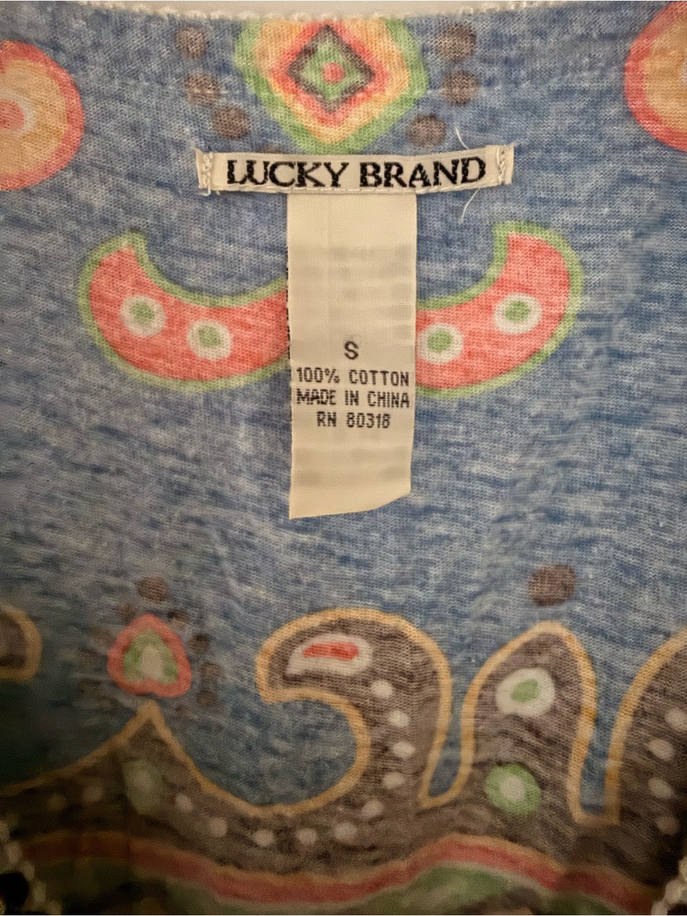 Lucky Brand Y2K Boho Midi Dress Sleeveless Size Small - Picture 5 of 6